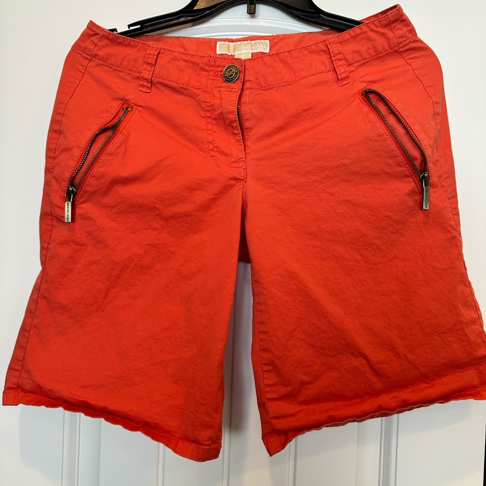 Michael Kors Orange Bermuda Short